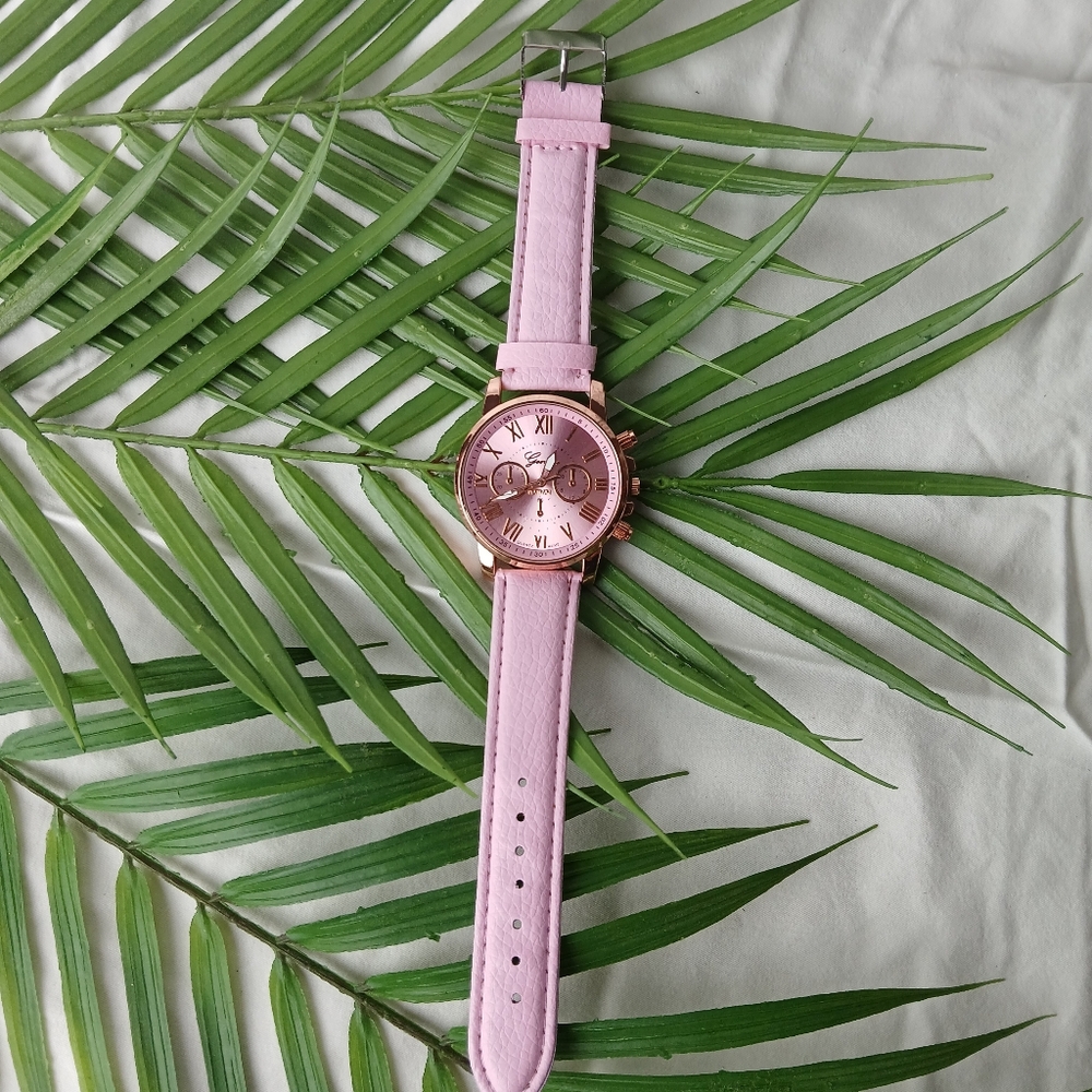 New Pink Geneva Platinum Watch